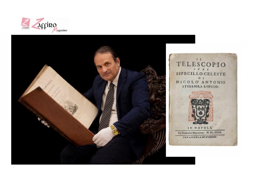 Ritrovata una copia del volume sul Telescopio di Nicolò Antonio Stelliola. Sarà in mostra a Mantova Libri Mappe e Stampe