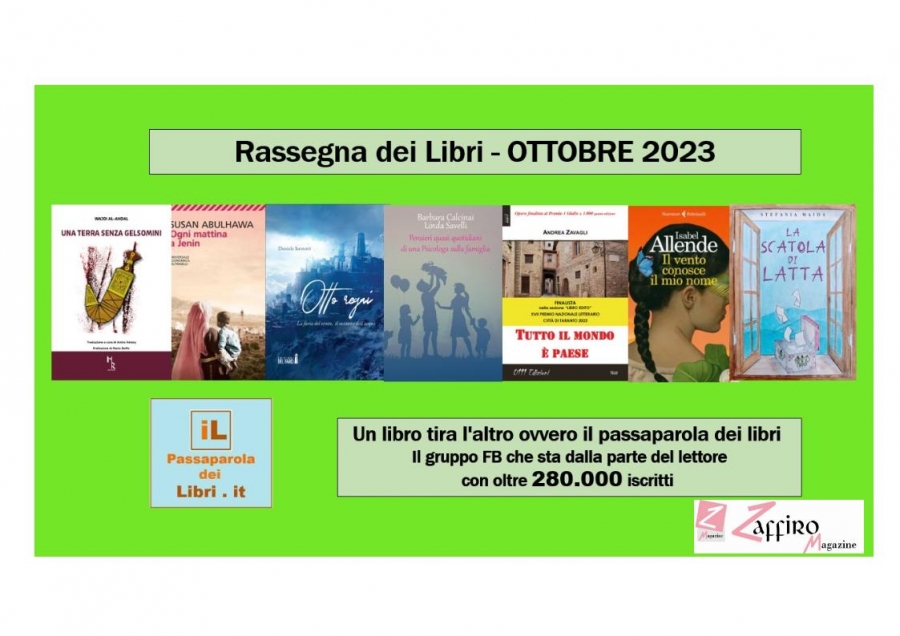 I libri più letti di ottobre 2023 a Il passaparola dei libri.