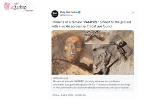 Polonia, gli archeologi scoprono la tomba di una donna vampiro