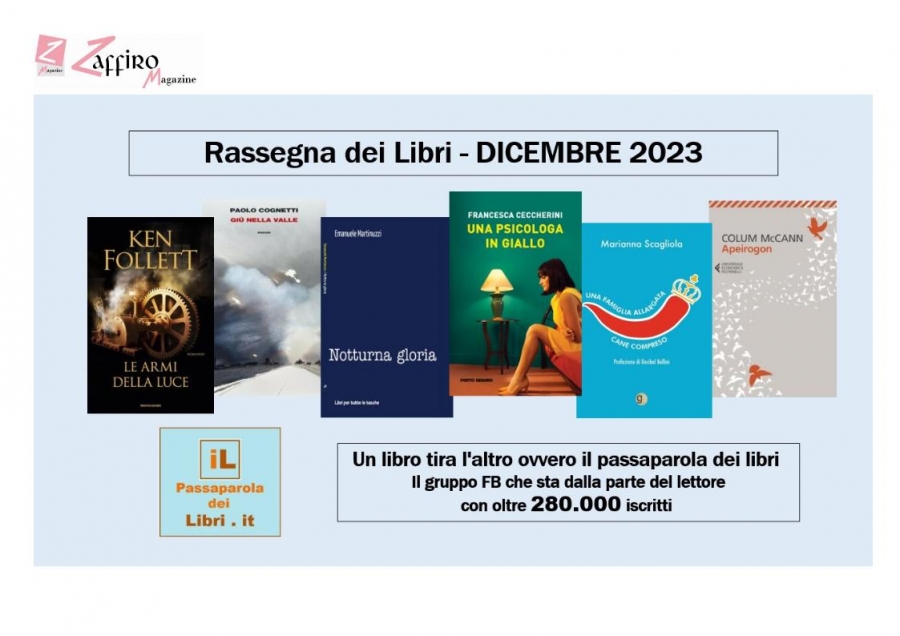 Libri, i più letti di dicembre 2024