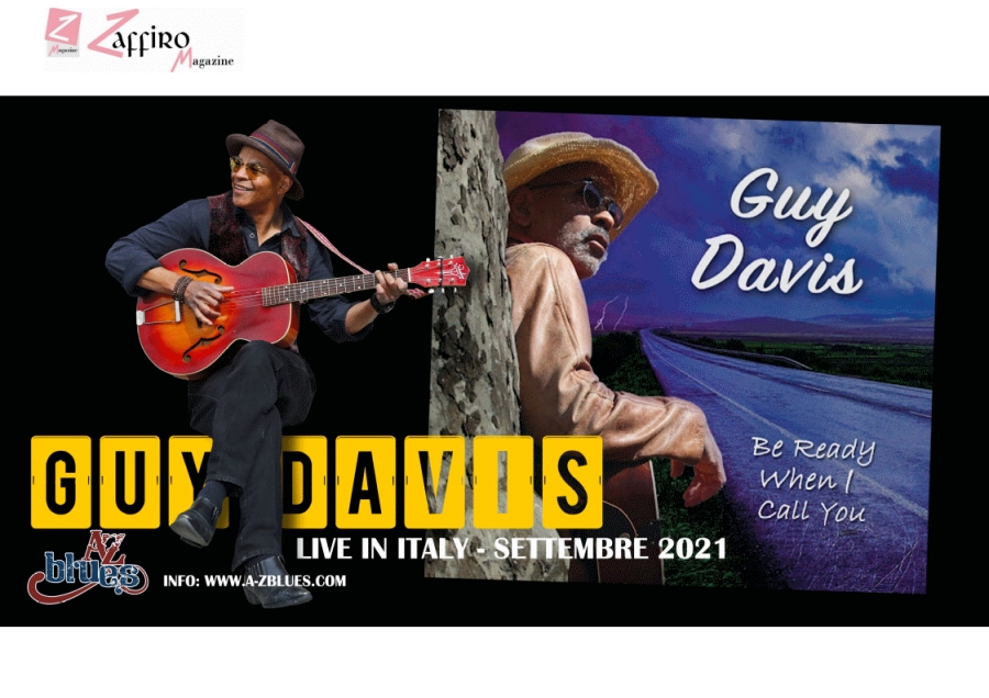 Il banjoista Guy Davis, a settembre in tour in Italia.