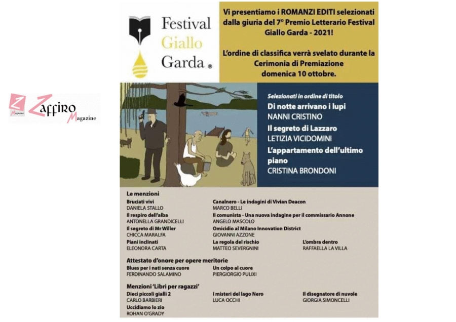 Festival Giallo Garda i libri in finale, 9 e 10 ottobre 2021