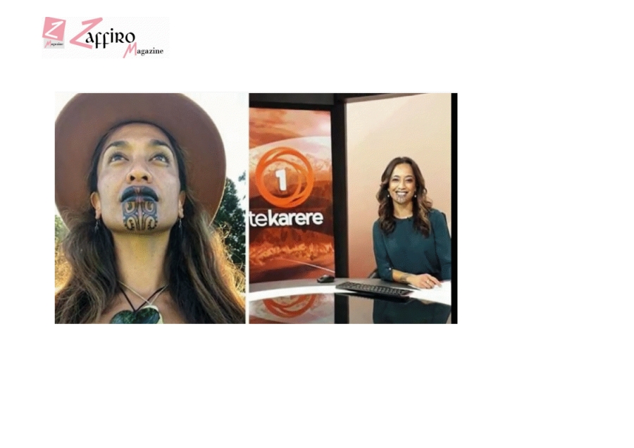 Nuova Zelanda, prima tg giornalista donna con tatuaggio sul viso Maori