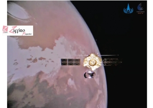 Missione Tianwen 1: i selfie di Capodanno di Mars orbiter