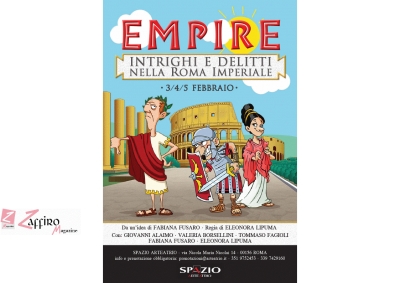 Empire. Intrighi e delitti nella Roma imperiale a Spazio Arteatrio di Roma