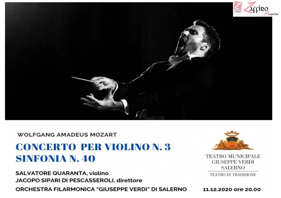 Le “Feste al Massimo”. Jacopo Sipari di Pescasseroli e l&#039;Orchestra Filarmonica Salernitana