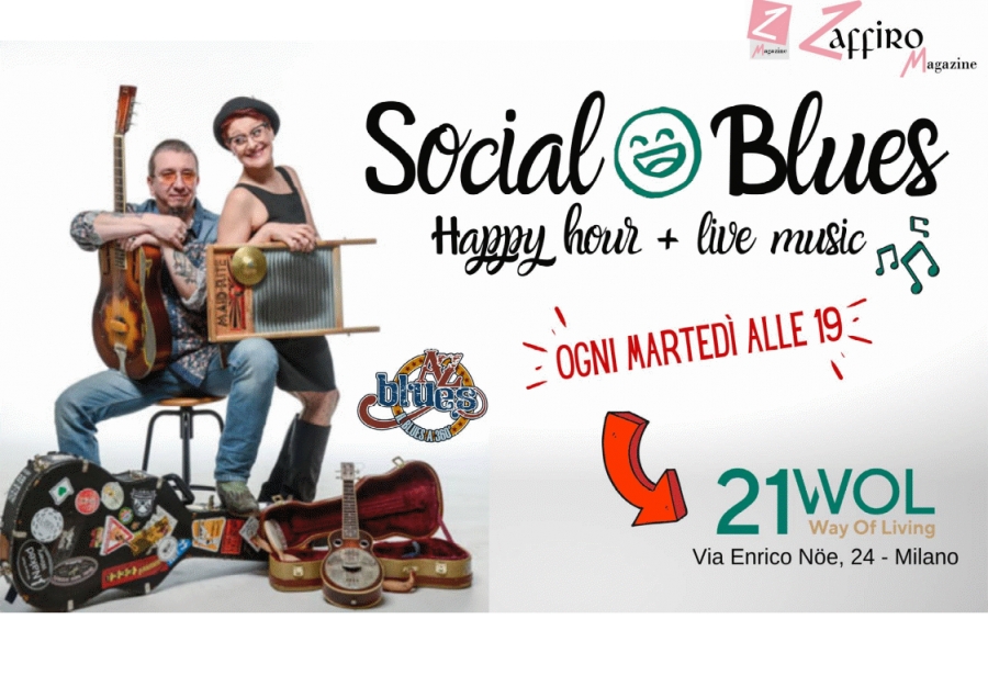 Milano, inizia la serata Social Blues