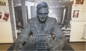  statua di Alan Turing a Bletchley Park (Corbis Images)