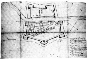 la planimetria di Carlo Gambacorta del 1598