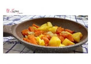 Zucca e patate in padella