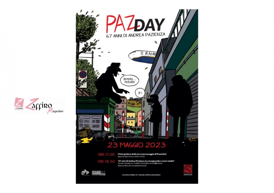 Paz day al Clap museum di Pescara per i 67 anni di Andrea Pazienza, illustratore.